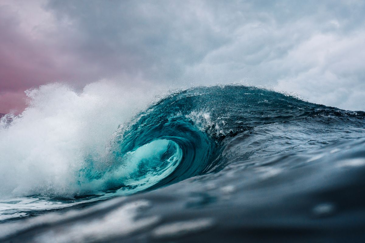 Wave — barrel turquoise